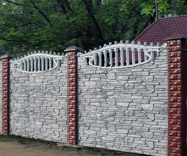 Заборная секция№52 «Горная гряда» (низ)