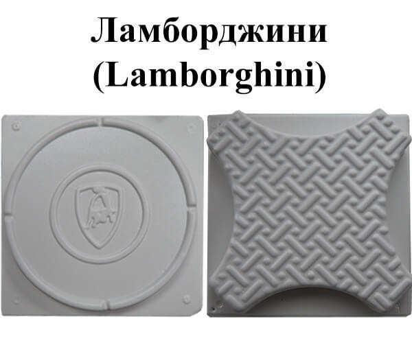 Комплект форм для тротуарной плитки «Авто эмблемы»