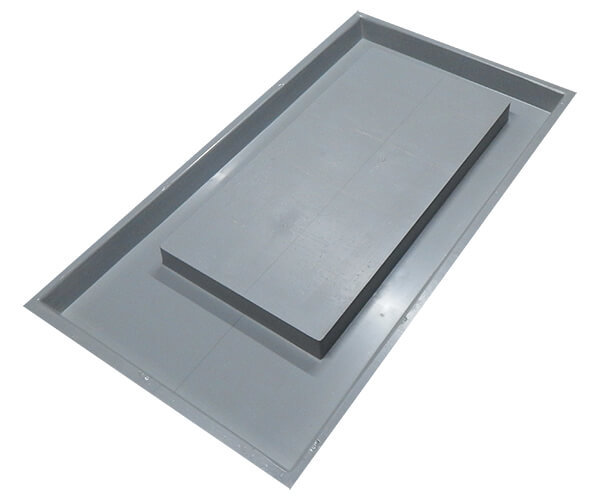 Форма для большой фундаментной плиты под памятник