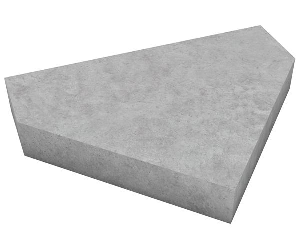 Доборная плита тротуарная 1Д.5