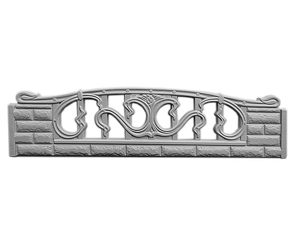 Заборная секция №36 «Бристоль» (верх)