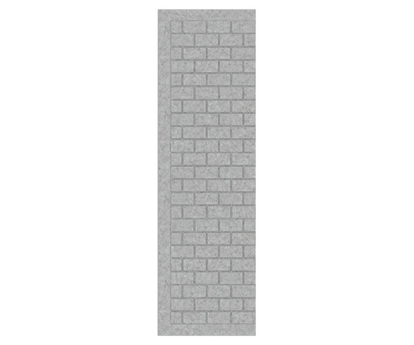 Плита мощения «Кирпичик ПУ» 2000x600