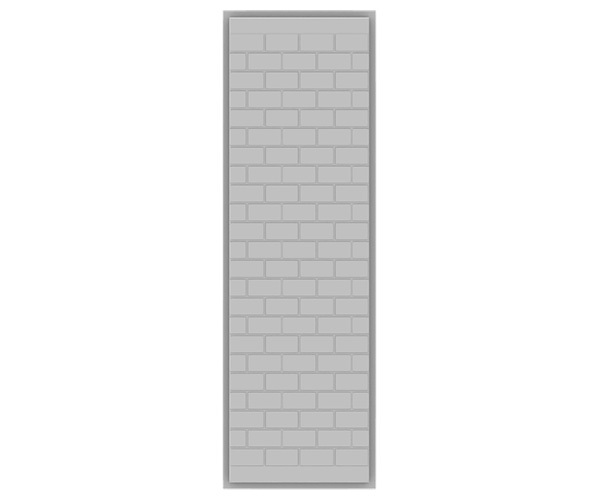 Форма для плиты мощения «Кирпичик ПЦ» (2000x600)